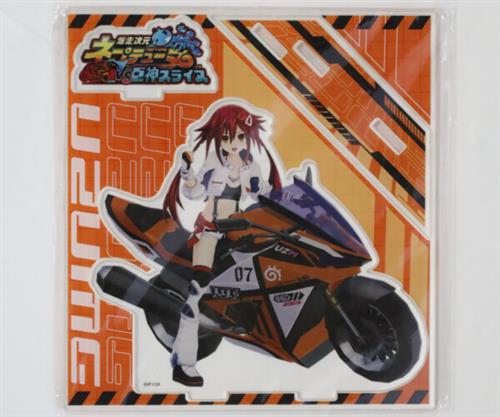 爆走次元ネプテューヌ VS 巨神スライヌ バイクアクリルスタンド 天王星うずめ 【ファミ通DXパック内容物】