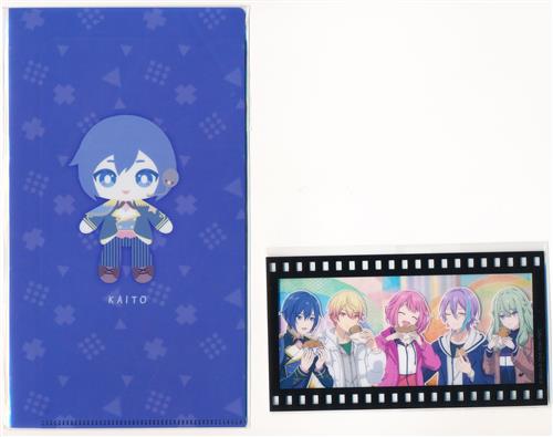 はっぴーこれくしょんくじ(はぴこれ) 劇場版 プロジェクトセカイ 壊れたセカイと歌えないミク B BOX D賞 チケットホルダー&フィルム風カード ワンダーランドのセカイのKAITO