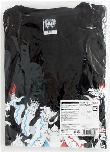 モンスターハンター フロンティア 10周年記念オリジナルTシャツ エルゼリオンと辿異種たち (XLサイズ)