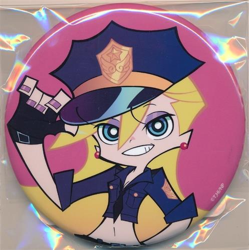 【未開封】くじ引き堂 New PANTY & STOCKING with GARTERBELT オンラインくじ アメリカンポリスver. D-1賞 缶バッジ パンティ
