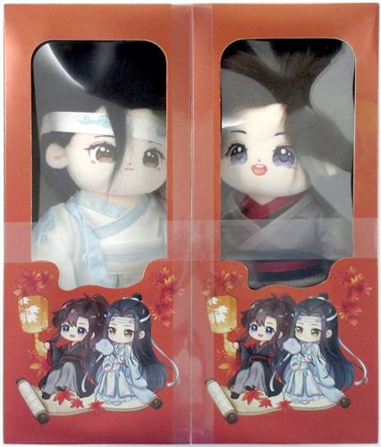 魔道祖師 着せ替えぬいぐるみドール 衣装2体セット スケルトン入り 魏無羨&藍忘機