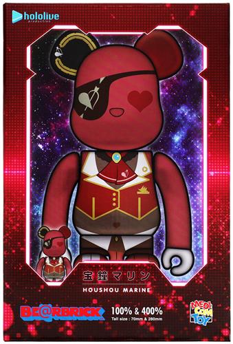 hololive×BE＠RBRICK 宝鐘マリン 100%&400% 【フィギュア】[カバー]