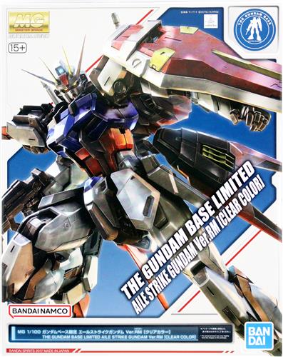 MG 機動戦士ガンダムSEED エールストライクガンダム Ver.RM [クリアカラー] (再販版) 【THE GUNDAM BASE TOKYO(ガンダムベース東京)限定】 [BANDAI SPIRITS]