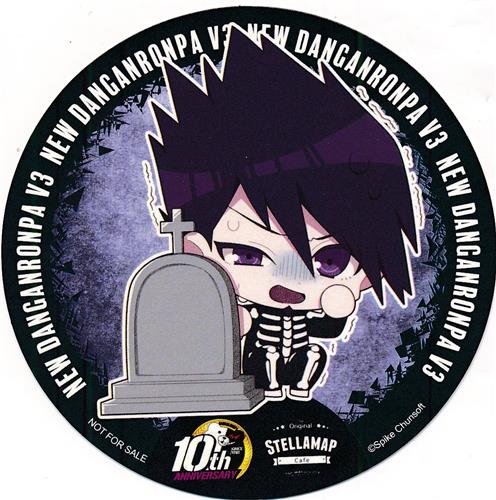 ニューダンガンロンパ V3 みんなのコロシアイ新学期×STELLAMAP Cafe オリジナルコースター 百田解斗