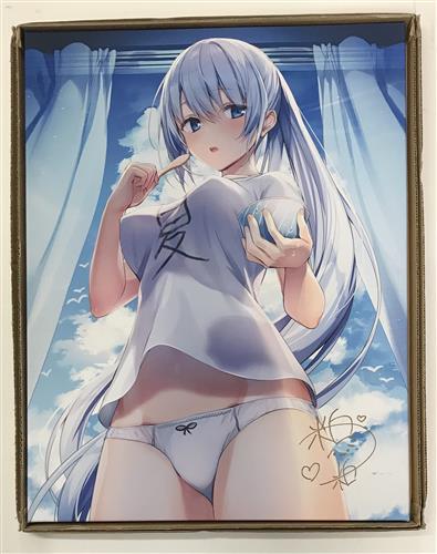 米白粕 直筆サイン入りキャンバスアート メロン夏の陣 feat. Underwears  [米白粕][メロンブックス]