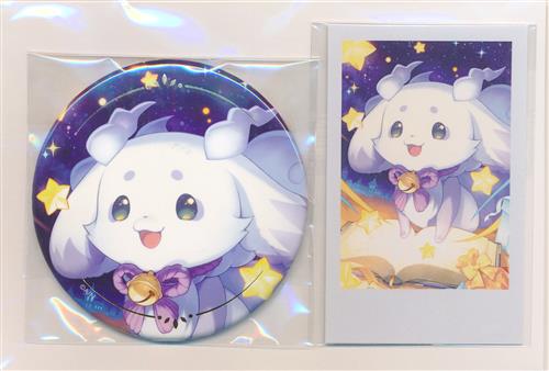 にじさんじ 誕生日グッズ2025 箔押し缶バッジ&チェキ風カード ルンルン