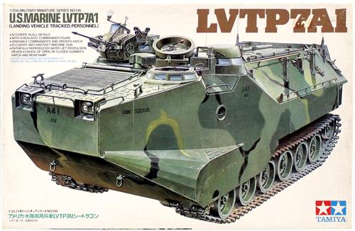 ミリタリーミニチュアシリーズ No.136 アメリカ・水陸両用兵車 LVTP7A1 シードラゴン [タミヤ]