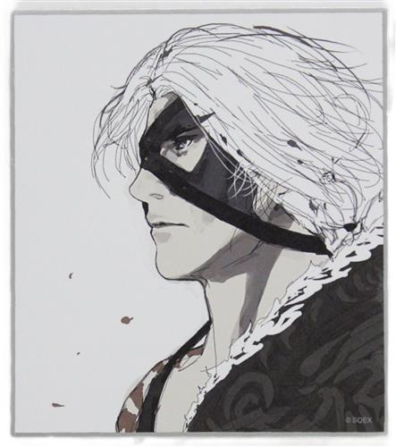 NieR Series ミニ色紙コレクション illustration by D.K vol. 2 11.ニーア(青年期)