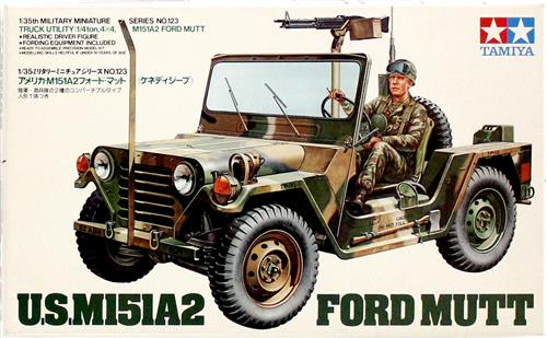 ミリタリーミニチュアシリーズ No.123 アメリカ・M151A2 フォード・マット (ケネディジープ) [タミヤ]