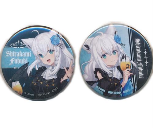 一番くじ ホロライブ ～Villain Style～ 缶バッジ賞 缶バッジセット 白上フブキ
