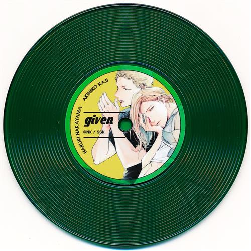 ギヴン展-given exhibition- レコード風コースター 中山春樹&梶秋彦