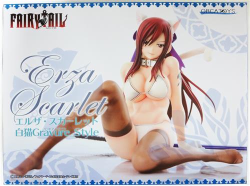 FAIRY TAIL エルザ・スカーレット 白猫Gravure_Style 【フィギュア】[ORCATOYS]