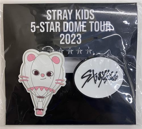 Stray Kids 5STAR Dome Tour 2023 オンラインくじ D賞 SKZOOラバークリップセット ジニレット ヒョンジン