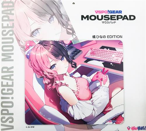ぶいすぽっ! VSPO! GEAR マウスパッド 橘ひなの ﾌﾞｲｽﾎﾟｯﾌﾞｲｽﾎﾟｯｷﾞｱﾏｳｽ