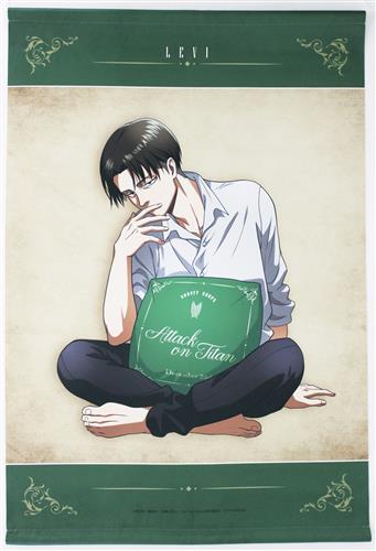 進撃の巨人 描き下ろしイラスト リラックスver. B2タペストリー リヴァイ