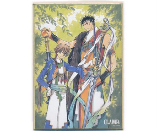 ツバサ-RESERVoir CHRoNiCLE- ミニ色紙コレクション CLAMP展グッズ 小狼&黒鋼(20巻表紙)