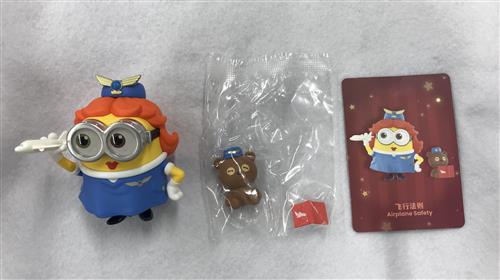 POPMART Minions Bedtime Stories by Bob and Tim シリーズ Airplane Safety 【フィギュア】[POPMART]