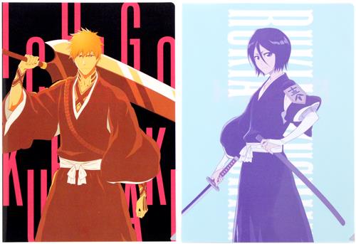 一番くじ BLEACH 千年血戦篇 OP.1 E賞 クリアファイル (2枚セット) 黒崎一護&朽木ルキア