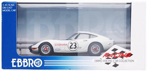EBBRO 1/43 TOYOTA 2000GT RACING SCCA (WHITE/BLUE) 【フィギュア】[EBBRO]