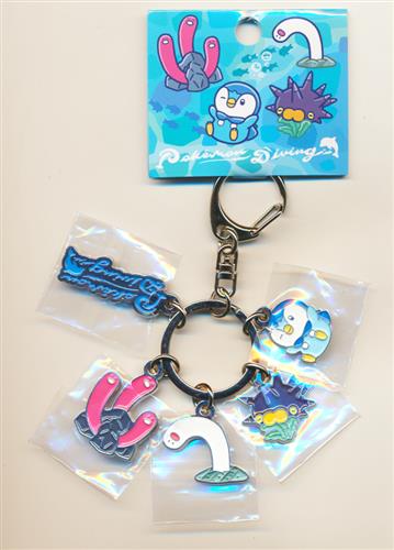 ポケットモンスター メタルキーホルダー Pokemon Diving ポッチャマ
