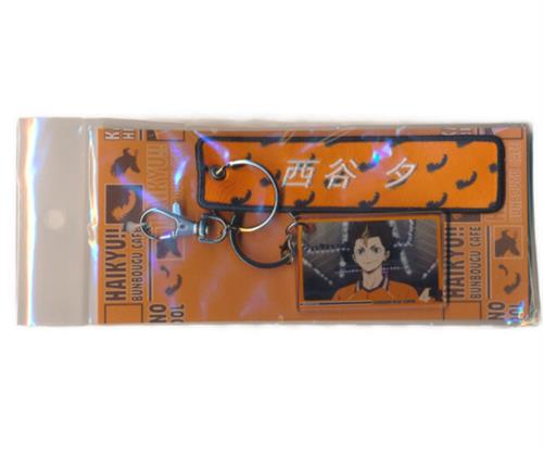 ハイキュー!!×文房具カフェ Excellent scene場面写付きタグキーホルダー 西谷夕