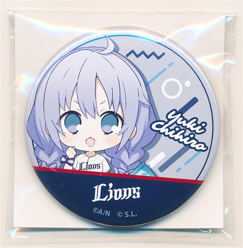 にじさんじ×パ・リーグ6球団×楽天コレクション Bパターン D-21賞 缶バッジ 勇気ちひろ 埼玉西武ライオンズ B