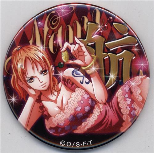 ONE PIECE 輩～YAKARA～ 缶バッジ 第5弾 PINK&GOLD ナミ