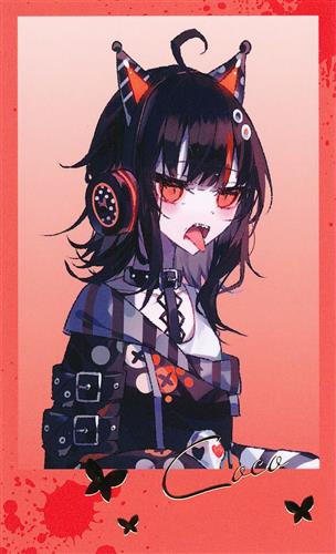 魔法少女ノ魔女裁判×マーチ・モンスターCAFE トレーディングカード 沢渡ココ(箔押し)