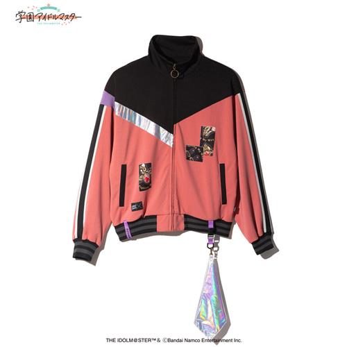 学園アイドルマスター×gladgarb Fighting My Way Track Jacket 花海咲季 ピンク(Lサイズ)