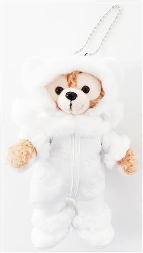 ディズニー Duffy and Friends ダッフィー&フレンズのホワイト・ウィンタータイム・ワンダーズ ぬいぐるみバッジ ダッフィー 【東京ディズニーシー限定】