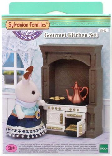 シルバニアファミリー タウンシリーズ Gourmet Kitchen Set -街のキッチン- 【フィギュア】[エポック社]