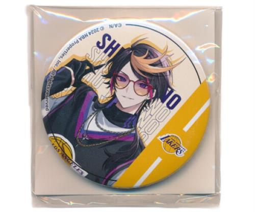 にじさんじ/NIJISANJI EN×NBA×楽天コレクション 第2弾 【Western】 D-35賞 缶バッジ 闇ノシュウ Los Angeles Lakers