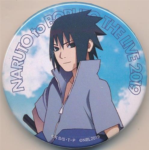 NARUTO-ナルト-/BORUTO -ボルト- NARUTO NEXT GENERATIONS 缶バッジ Bグループ うちはサスケ 【NARUTO to BORUTO THE LIVE 2019】
