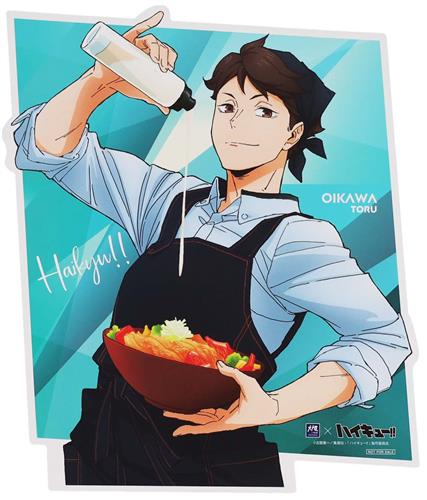 ハイキュー!!×大戸屋 ダイカット描き下ろしビジュアルボード 及川徹