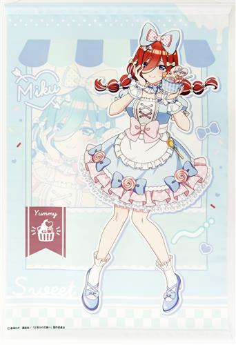 【未開封】五等分の花嫁∞ B2タぺストリー 中野三玖 アイス屋さん
