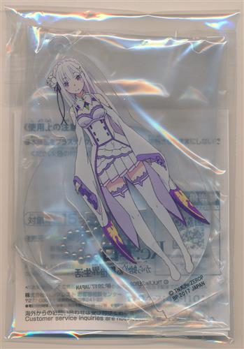 一番くじONLINE Re:ゼロから始める異世界生活 『レム誕生祭』 D賞 エミリア アクリルプレートチャーム