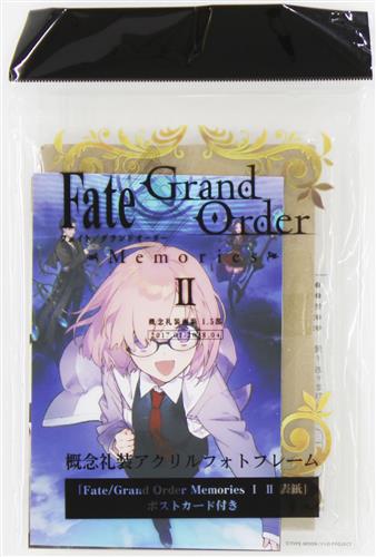 Fate/Grand Order 概念礼装アクリルフォトフレーム(ポストカード2枚付き) 【DELiGHTWORKS STORE限定バンドル版 ムック内容物】
