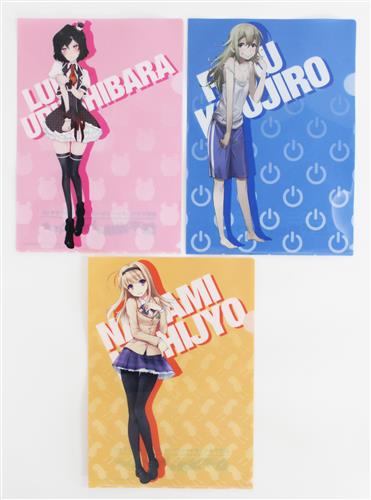 科学アドベンチャーシリーズ クリアファイル3枚組 西條七海&漆原るか&神代フラウ 【コミケ84】