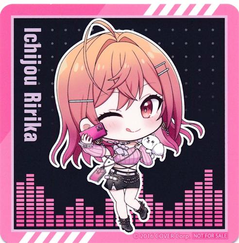 ホロライブ ReGLOSS ノベルティコースター 一条莉々華 A 【ReGLOSS×GiGOキャンペーン】