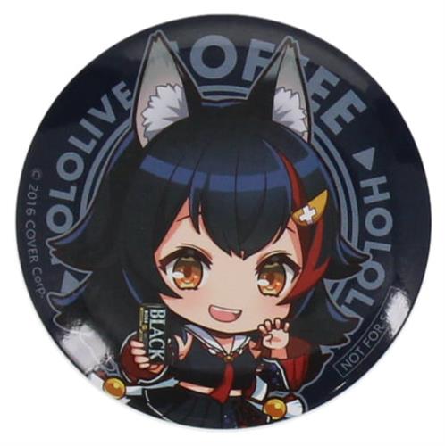 ホロライブ×BOSS 缶バッジ 大神ミオ