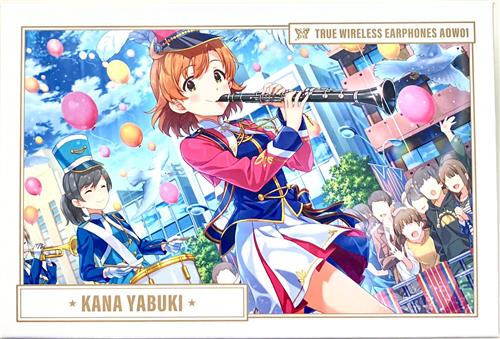 THE IDOLM＠STER MILLION LIVE! 10周年記念パッケージ ANIMA AOW01 ML ワイヤレスイヤホン 矢吹可奈