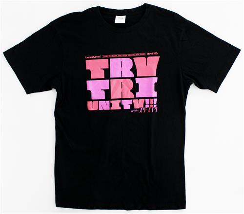 ラブライブ!蓮ノ空女学院スクールアイドルクラブ 3rd Live Tour TRY TRI UNITY!!! Tシャツ with  スリーズブーケ (フリーサイズ) 【ラブライブ!蓮ノ空女学院スクールアイドルクラブ 3rd Live Tour TRY TRI UNITY!!!】