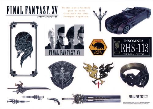 ファイナルファンタジー XV×SQUARE ENIX CAFE デコレーションステッカー TYPE-5