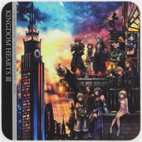 キングダム ハーツ III×SQUARE ENIX CAFE×ARTNIA ドリンク注文特典 オリジナルコースター キービジュアル