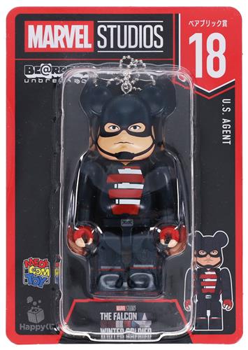 【未開封】Happyくじ BE@RBRICK MARVEL STUDIOS ベアブリック賞 BE@RBRICK U.S. AGENT