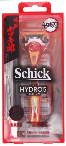 鬼滅の刃 Schick HYDRO5 PREMIUM プレミアムホルダー カミソリスタンド オリジナル缶ケース+カミソリスタンド付 煉獄杏寿郎モデル