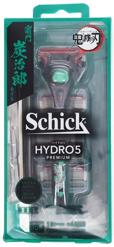 鬼滅の刃 Schick HYDRO5 PREMIUM プレミアムホルダー カミソリスタンド オリジナル缶ケース+カミソリスタンド付 竈門炭治郎モデル