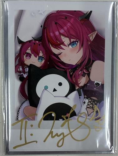 ホロライブ 活動4周年記念 IRyS 直筆サイン入りチェキ風ブロマイドカード