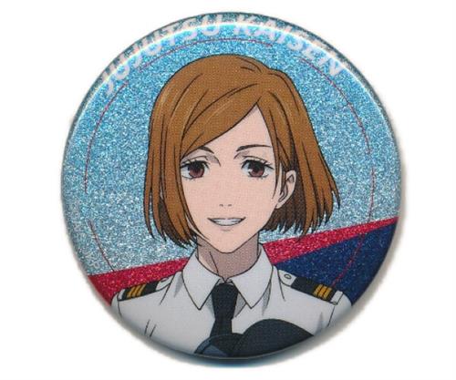 呪術廻戦 5周年×羽田エアポートガーデン トレーディンググリッター缶バッジ Pilot Style ver. 釘崎野薔薇 A