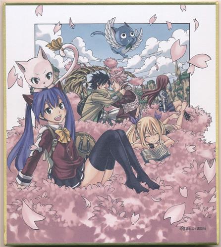 FAIRY TAIL 版画展 -RISE- トレーディングミニ色紙 妖精の尻尾 B